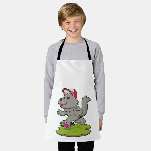 Dog as Runner with Cap Schort (Gedragen)