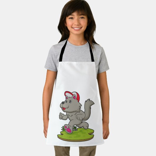 Dog as Runner with Cap Schort (Insitu)