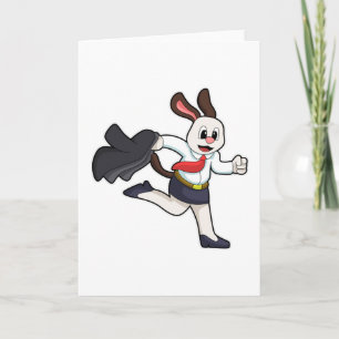 Dog as Secretary with Skirt Kaart