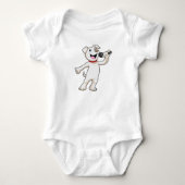 Dog as Singer met Microfoon Romper (Voorkant)