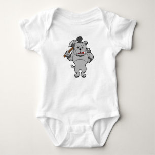 Dog as Warrior met Ax Romper
