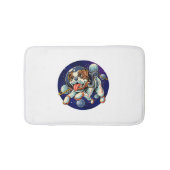 Dog Astronaut, space dog Badmat (Voorkant)