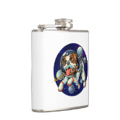 Dog Astronaut, space dog Heupfles (Rechts)