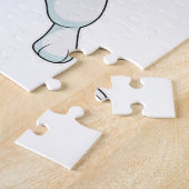 Dog at Hip Hop Dance Dab Legpuzzel (Zijkant)