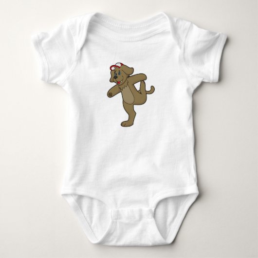 Dog at Yoga Fitness Romper (Voorkant)