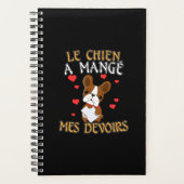 Dog Ate Mijn Homework - Frans citaat leren Planner (Voorkant)