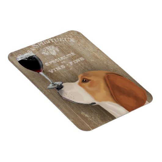 Dog Au Vin Beagle Magneet (Rechterzijde)