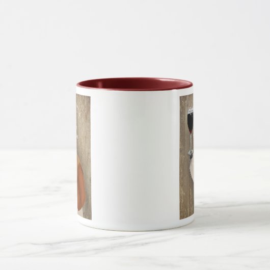 Dog Au Vin Beagle Mok (Midden)