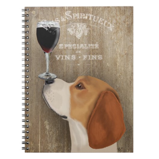 Dog Au Vin Beagle Notitieboek (Voorkant)