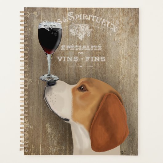 Dog Au Vin Beagle Planner (Voorkant)