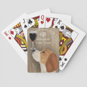 Dog Au Vin Beagle Pokerkaarten