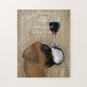 Dog Au Vin Boxer Legpuzzel