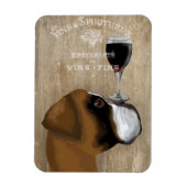 Dog Au Vin Boxer Magneet (Verticaal)