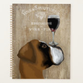 Dog Au Vin Boxer Planner (Voorkant)