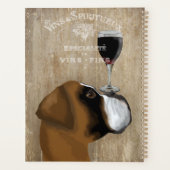 Dog Au Vin Boxer Planner (Achterkant)
