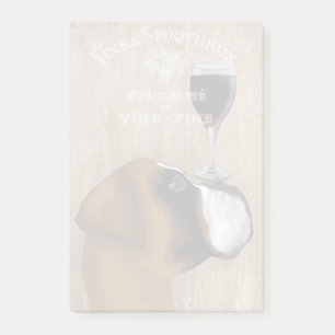 Dog Au Vin Boxer Post-it® Notes