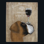 Dog Au Vin Boxer Puzzel<br><div class="desc">Dog Au Vin Boxer door Fabfunky. Met een Boxer met wijn. | 190952D</div>