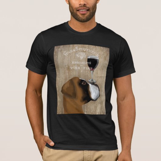 Dog Au Vin Boxer T-shirt (Voorkant)