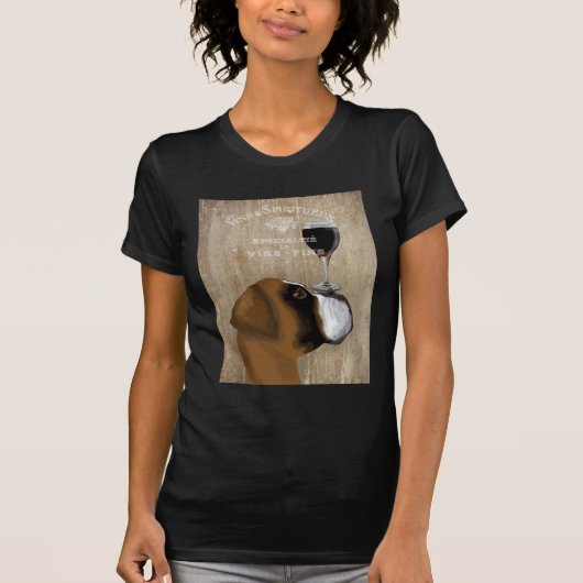 Dog Au Vin Boxer T-shirt (Voorkant)