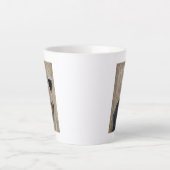 Dog Au Vin Dachshund Latte Mok (Voorkant)