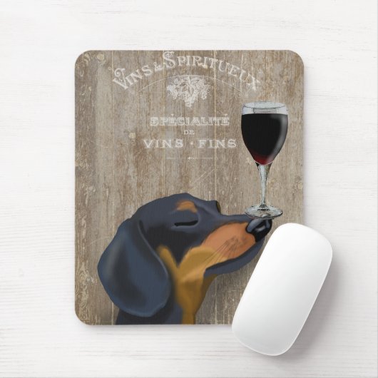 Dog Au Vin Dachshund Muismat (Met muis)