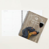 Dog Au Vin Dachshund Planner (Display)