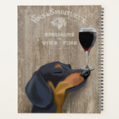 Dog Au Vin Dachshund Planner (Achterkant)