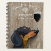 Dog Au Vin Dachshund Planner (Voorkant)