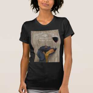 Dog Au Vin Dachshund T-shirt