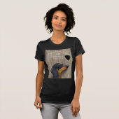 Dog Au Vin Dachshund T-shirt (Voorkant volledig)