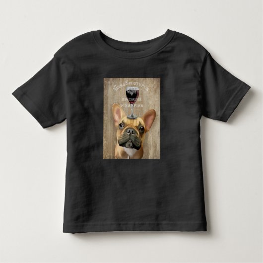 Dog Au Vin, Franse hond Kinder Shirts (Voorkant)