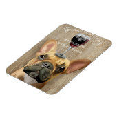 Dog Au Vin, Franse hond Magneet (Linkerzijde)