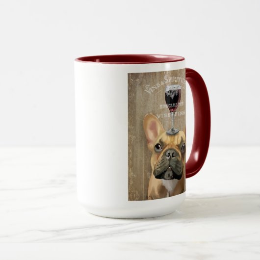 Dog Au Vin, Franse hond Mok (Voorkant rechts)