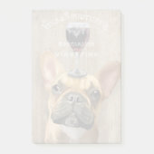 Dog Au Vin, Franse hond Post-it® Notes (Voorkant)