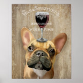 Dog Au Vin, Franse hond Poster (Voorkant)