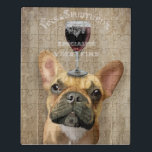 Dog Au Vin, Franse hond Puzzel<br><div class="desc">Dog Au Vin,  Franse hond van Fabfunky. Met een Franse Bulldog met wijn. | 191809D</div>