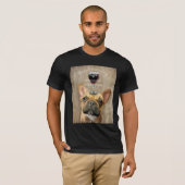 Dog Au Vin, Franse hond T-shirt (Voorkant volledig)