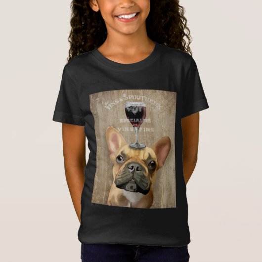 Dog Au Vin, Franse hond T-shirt (Voorkant)