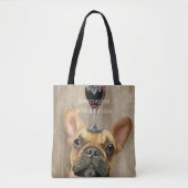 Dog Au Vin, Franse hond Tote Bag (Voorkant)