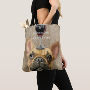 Dog Au Vin, Franse hond Tote Bag