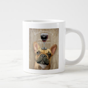 Dog Au Vin, French Bulldog Grote Koffiekop