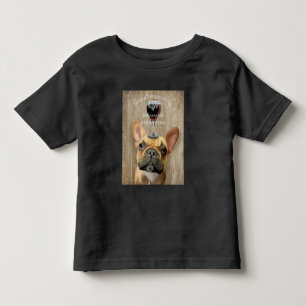 Dog Au Vin, French Bulldog Kinder Shirts