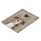 Dog Au Vin Greyhound Notitieboek (Linkerzijde)