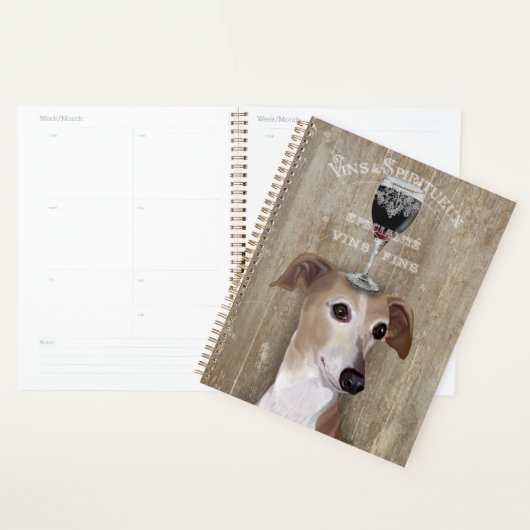 Dog Au Vin Greyhound Planner (Display)
