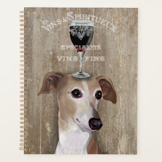 Dog Au Vin Greyhound Planner (Voorkant)
