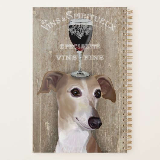 Dog Au Vin Greyhound Planner (Achterkant)