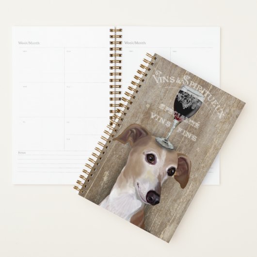 Dog Au Vin Greyhound Planner (Display)