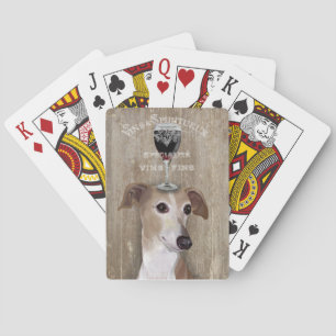 Dog Au Vin Greyhound Pokerkaarten