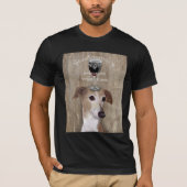 Dog Au Vin Greyhound T-shirt (Voorkant)