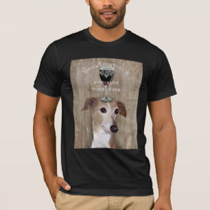 Dog Au Vin Greyhound T-shirt
